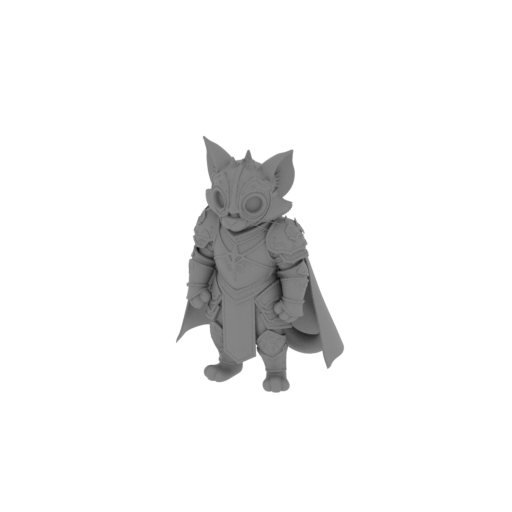 Tom Cat Dark Knight Ring Figure.stl