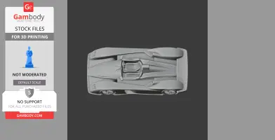Audi R8R - Scale Vehicle STL