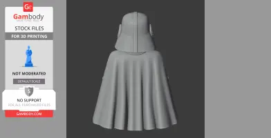 Tom Cat Darth Vader Ring Figure - Mashup Figure STL
