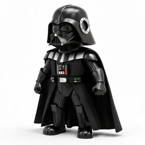 Tom Cat Darth Vader Ring Figure - Mashup Figure STL