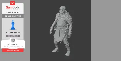 Brok God of War Figurine - Character Figure STL