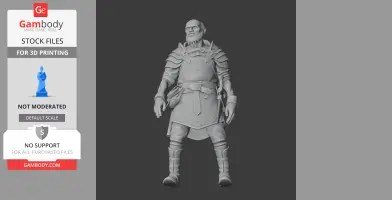 Brok God of War Figurine - Character Figure STL