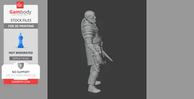 Brok God of War Figurine - Character Figure STL