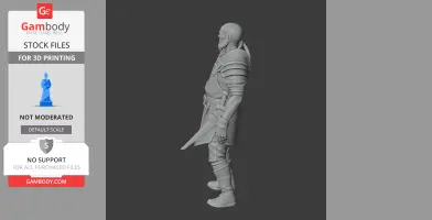 Brok God of War Figurine - Character Figure STL