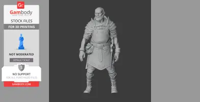 Brok God of War Figurine - Character Figure STL