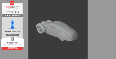 Audi Rosemeyer - Scale Vehicle STL
