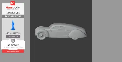 Audi Rosemeyer - Scale Vehicle STL