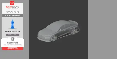 Audi RS 3 LMS - Scale Vehicle STL