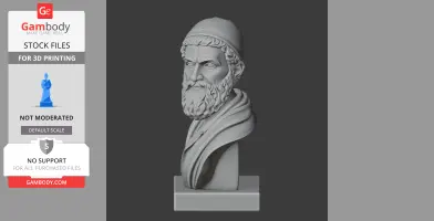 Ptolemy Bust - Historical Warrior STL