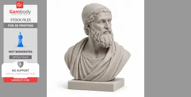 Ptolemy Bust - Historical Warrior STL