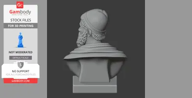 Ptolemy Bust - Historical Warrior STL
