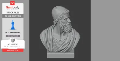 Ptolemy Bust - Historical Warrior STL