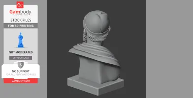 Ptolemy Bust - Historical Warrior STL