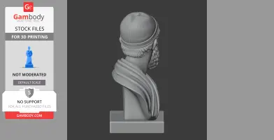 Ptolemy Bust - Historical Warrior STL