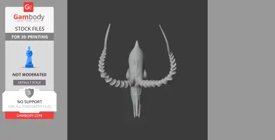 Impala Skull - Skull Replica STL
