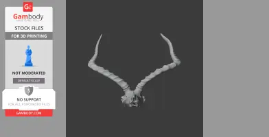 Impala Skull - Skull Replica STL