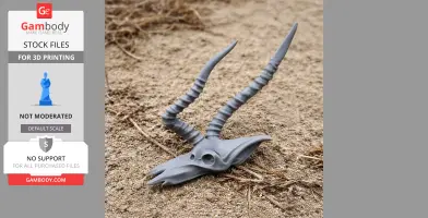 Impala Skull - Skull Replica STL