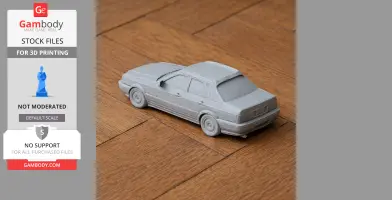 Audi RS2 - Scale Vehicle STL