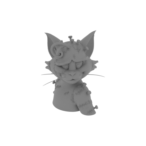 Tom Cat Frankenstein Ring Figure.stl