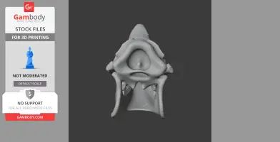 Indian Rhinoceros Skull - Skull Replica STL