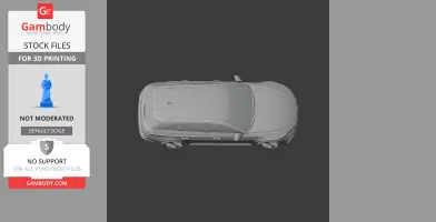 Audi RS4 - Scale Vehicle STL