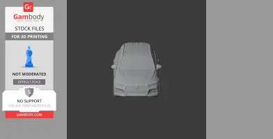 Audi RS4 - Scale Vehicle STL