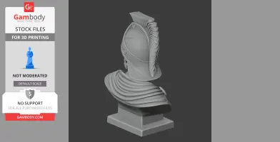Pyrrhus of Epirus Bust - Historical Warrior STL