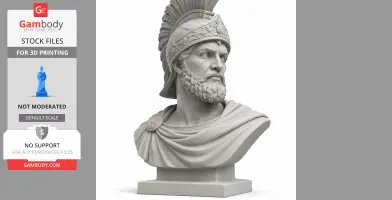 Pyrrhus of Epirus Bust - Historical Warrior STL