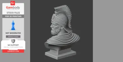 Pyrrhus of Epirus Bust - Historical Warrior STL