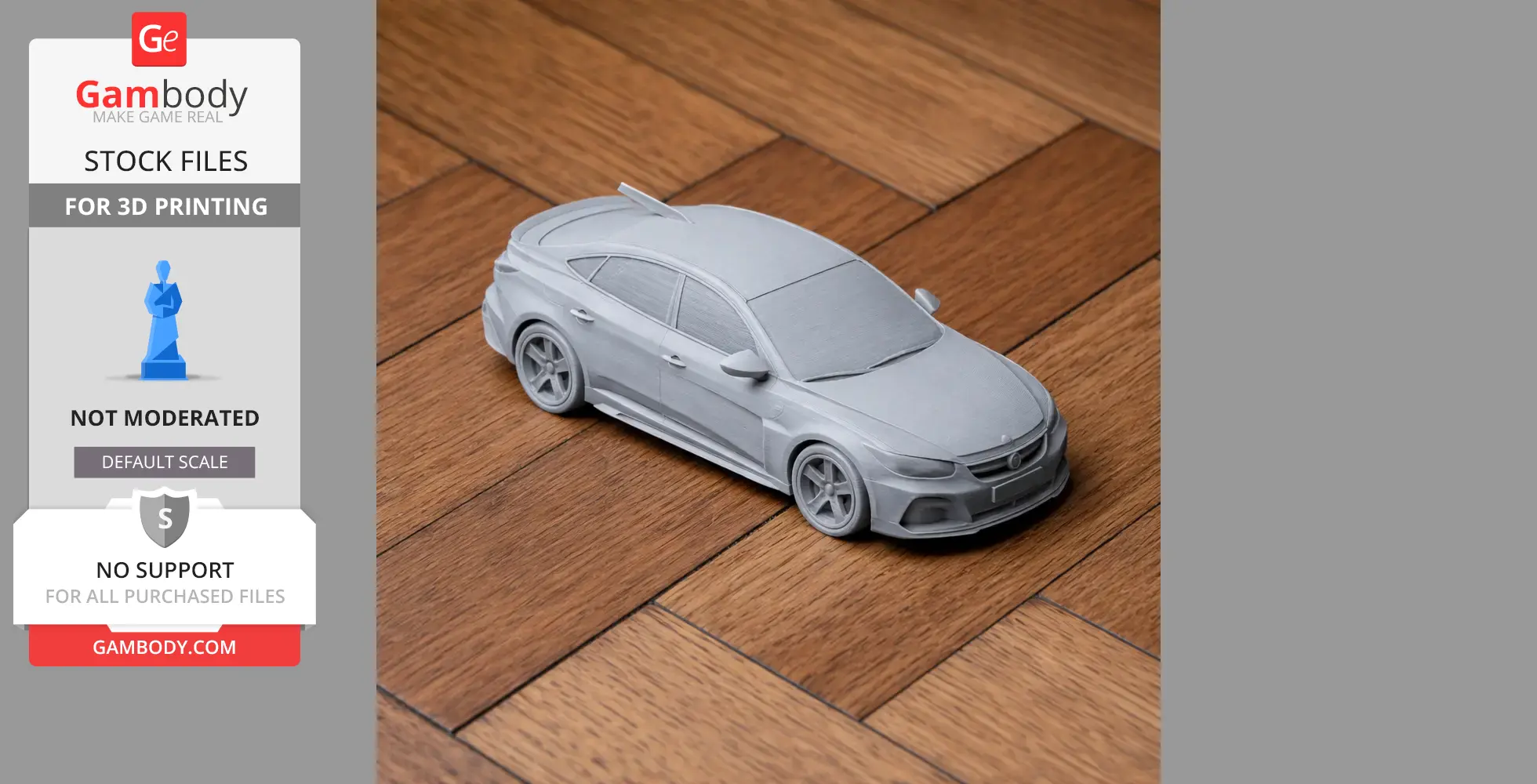 Audi RS5 - Scale Vehicle STL