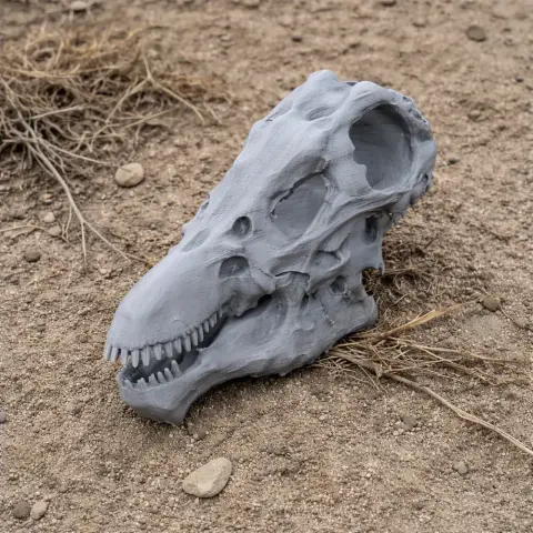 Indohyus Skull - Skull Replica STL