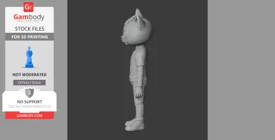 Candy Borowski - Night in the Woods - Character Figure STL