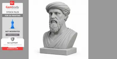 Pythagoras Bust - Historical Warrior STL