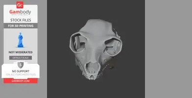 Indri Skull - Skull Replica STL