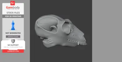 Indri Skull - Skull Replica STL