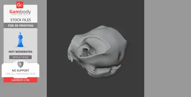 Indri Skull - Skull Replica STL