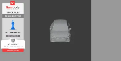 Audi RS6 - Scale Vehicle STL