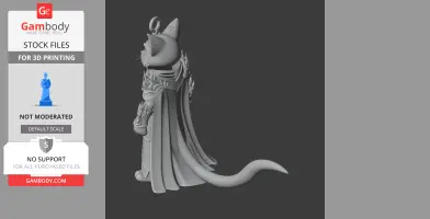 Tom Cat Hades Ring Figure - Mashup Figure STL