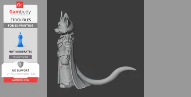 Tom Cat Hades Ring Figure - Mashup Figure STL
