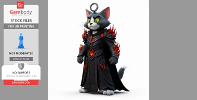 Tom Cat Hades Ring Figure - Mashup Figure STL
