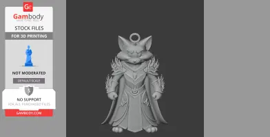 Tom Cat Hades Ring Figure - Mashup Figure STL