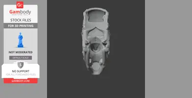 Jackson's Chameleon Skull - Skull Replica STL