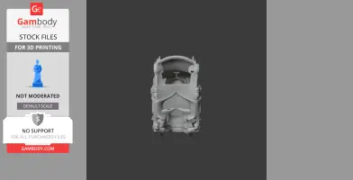 Jackson's Chameleon Skull - Skull Replica STL