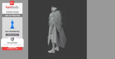 Capitano - Genshin Impact Figurine - Character Figure STL