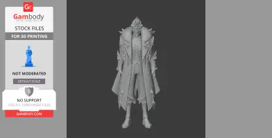 Capitano - Genshin Impact Figurine - Character Figure STL