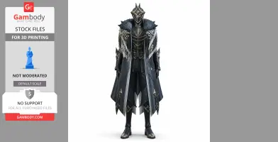 Capitano - Genshin Impact Figurine - Character Figure STL