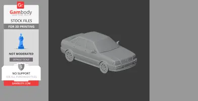 Audi S2 - Scale Vehicle STL