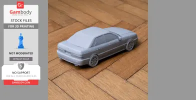 Audi S2 - Scale Vehicle STL