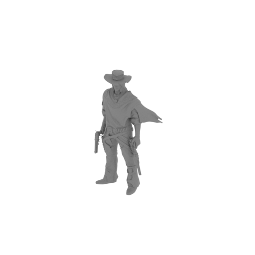 Red River Jack Cowboy Gunslinger.stl