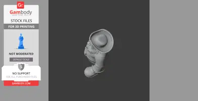 Captain Brineybeard - Cuphead - Character Figure STL